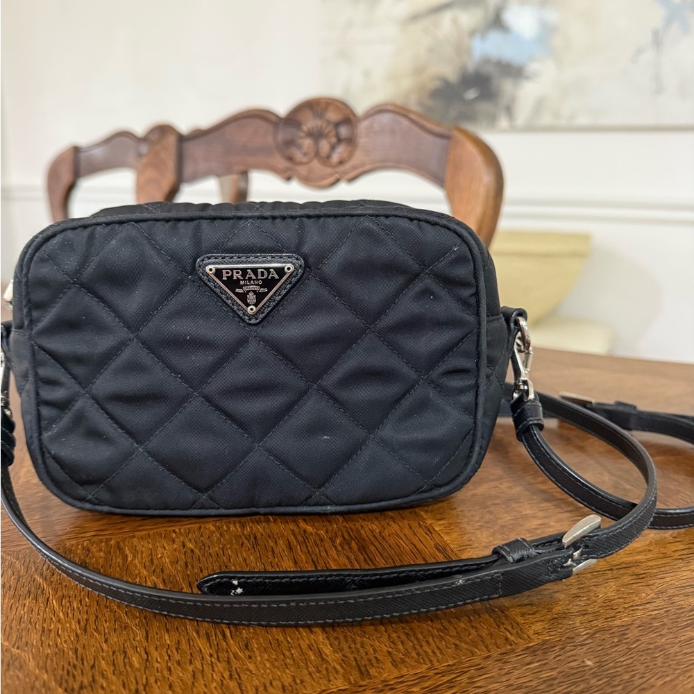 Prada Quilted Black Crossbody Bag - Picture 3 of 7